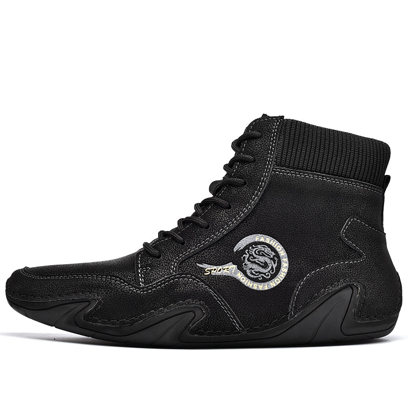 Bottines Chukka à la cheville, chaussures de conduite confortables et cousues à la main | 88966