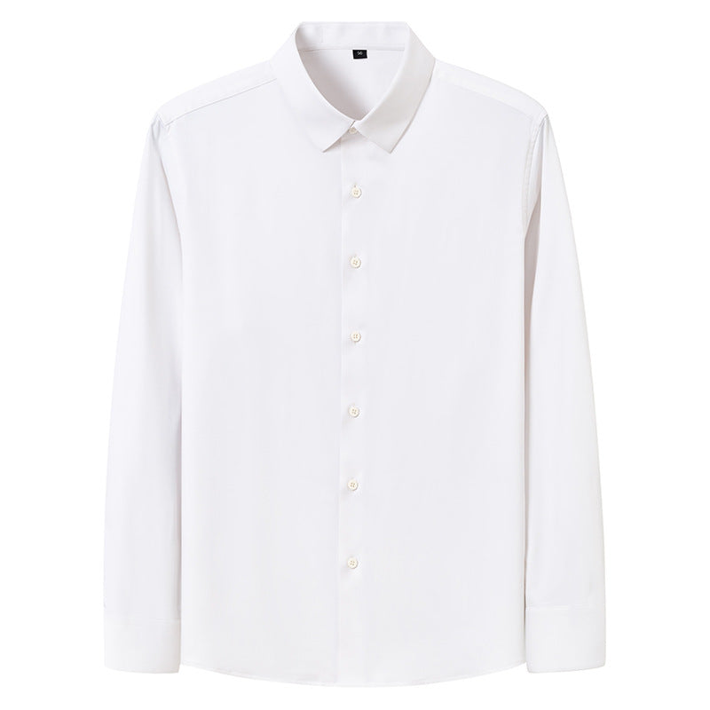 Camicie eleganti da uomo in modal, a maniche lunghe, elasticizzate, formali | C2080