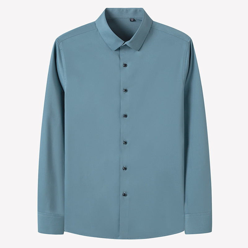 Camicie eleganti da uomo in modal, a maniche lunghe, elasticizzate, formali | C2080