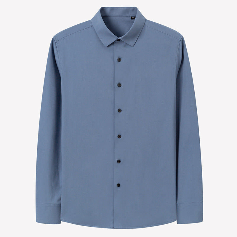 Camicie eleganti da uomo in modal, a maniche lunghe, elasticizzate, formali | C2080