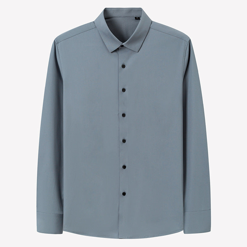 Camicie eleganti da uomo in modal, a maniche lunghe, elasticizzate, formali | C2080