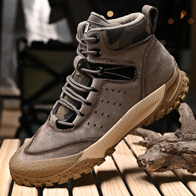Stivali in vera pelle e scarpe tattiche da esterno per uomo | 0531