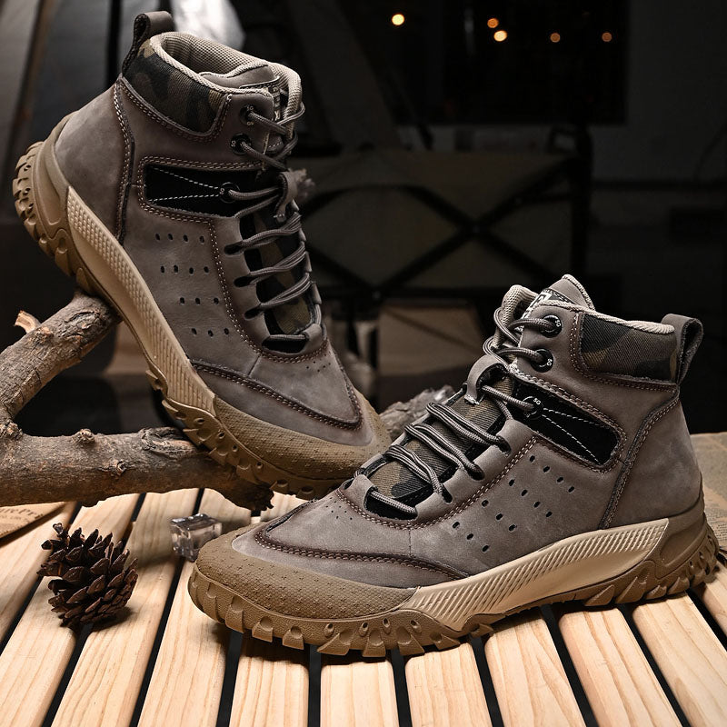 Stivali in vera pelle e scarpe tattiche da esterno per uomo | 0531