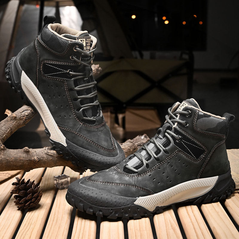 Stivali in vera pelle e scarpe tattiche da esterno per uomo | 0531