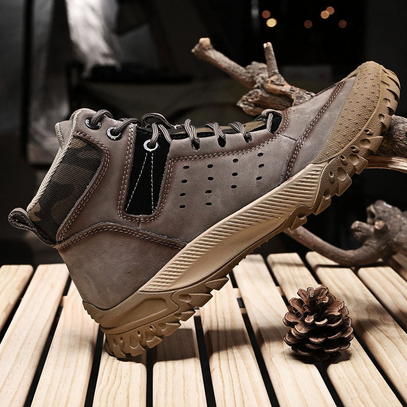 Stivali in vera pelle e scarpe tattiche da esterno per uomo | 0531