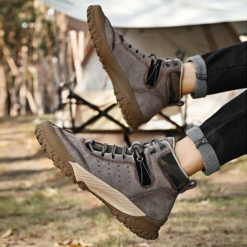 Stivali in vera pelle e scarpe tattiche da esterno per uomo | 0531