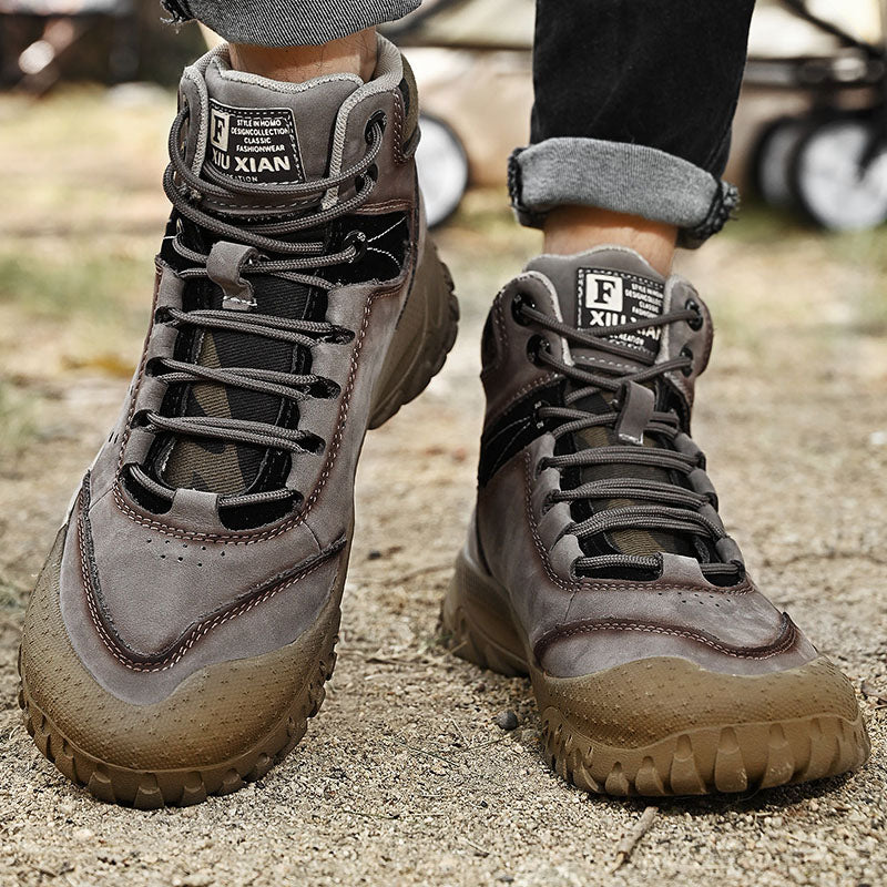 Stivali in vera pelle e scarpe tattiche da esterno per uomo | 0531