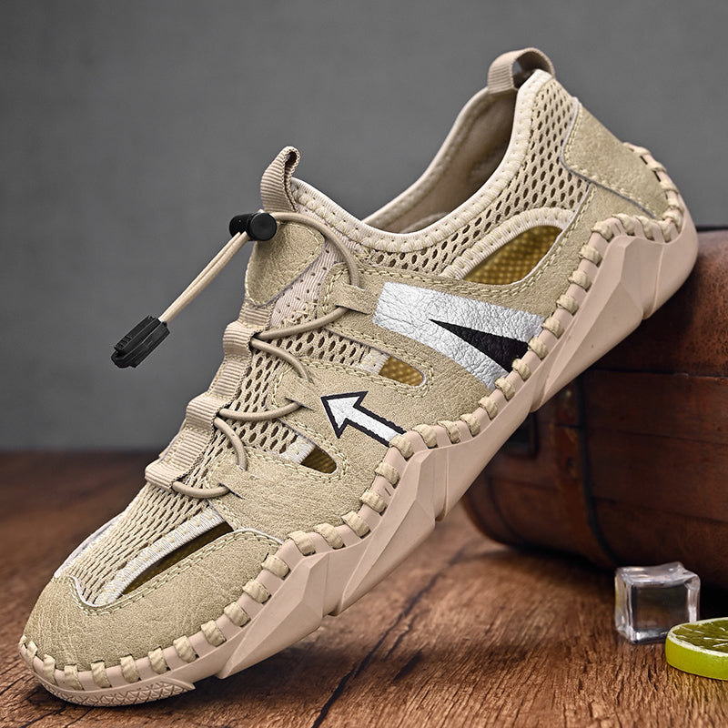 Scarpe da spiaggia comode estive fatte a mano da uomo | 20977