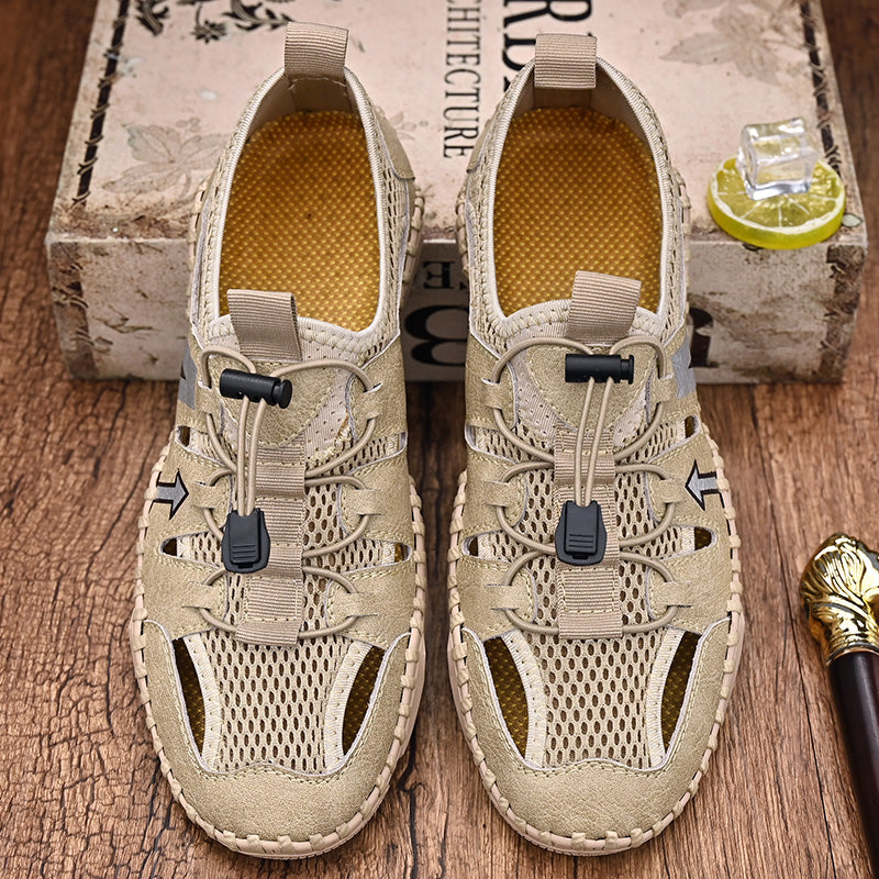 Scarpe da spiaggia comode estive fatte a mano da uomo | 20977