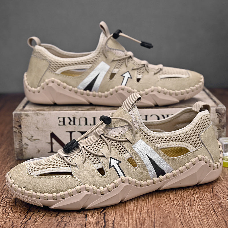 Scarpe da spiaggia comode estive fatte a mano da uomo | 20977