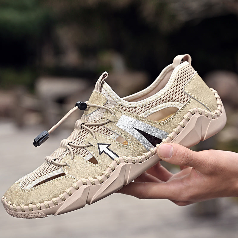 Scarpe da spiaggia comode estive fatte a mano da uomo | 20977