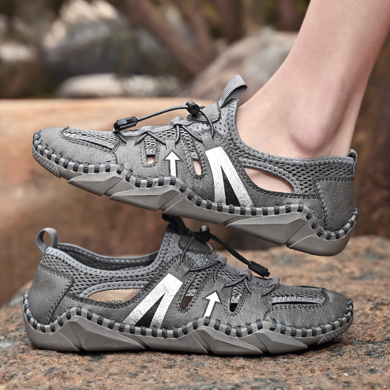 Scarpe da spiaggia comode estive fatte a mano da uomo | 20977