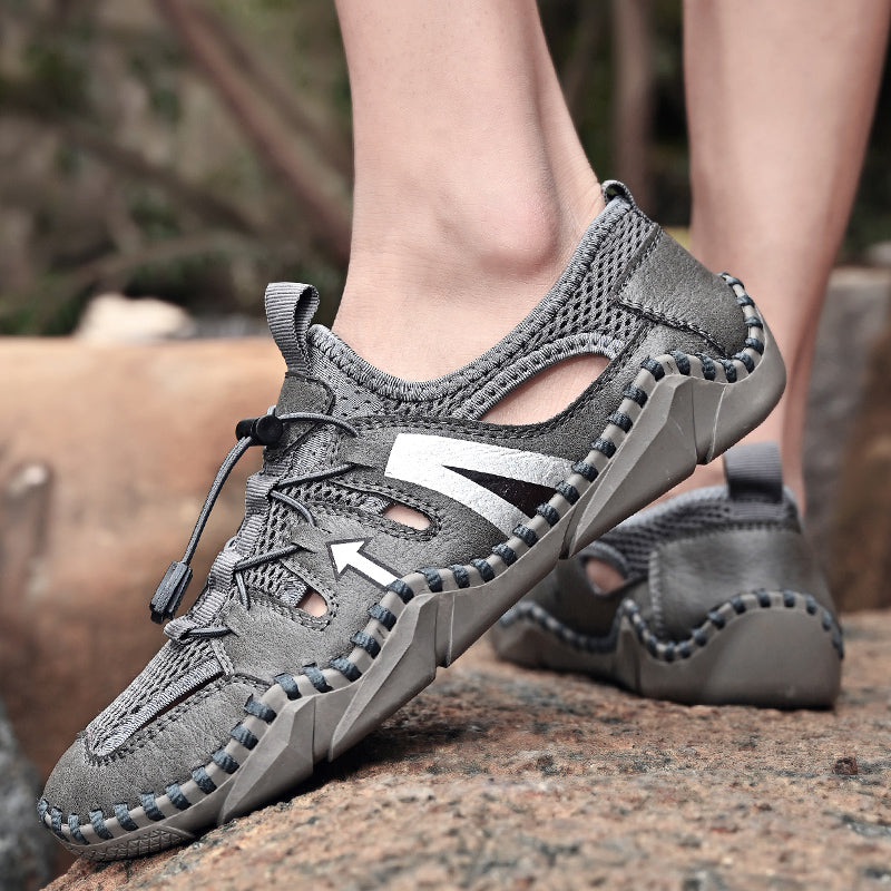 Scarpe da spiaggia comode estive fatte a mano da uomo | 20977