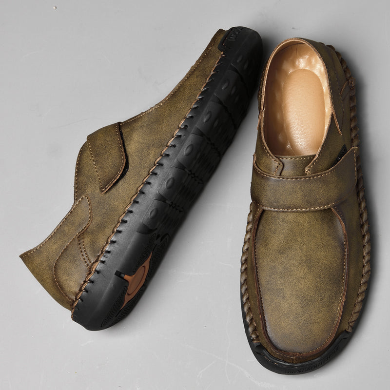Mocassins italiens en cuir pour hommes | F2289