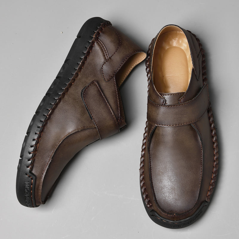 Mocassins italiens en cuir pour hommes | F2289
