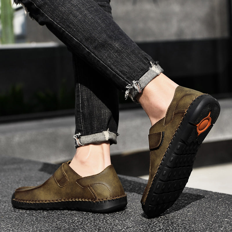 Mocassins italiens en cuir pour hommes | F2289
