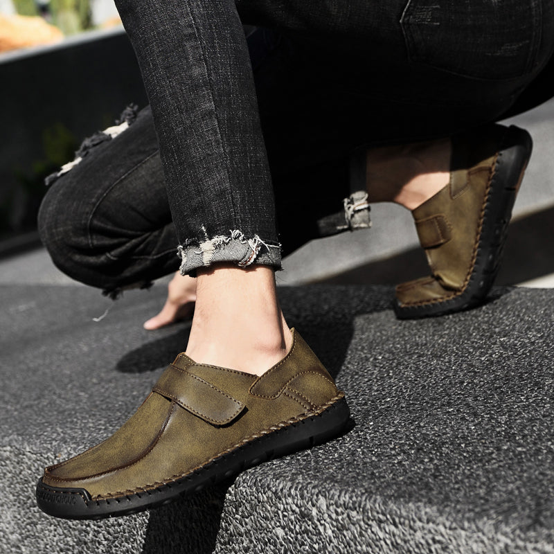 Mocassins italiens en cuir pour hommes | F2289