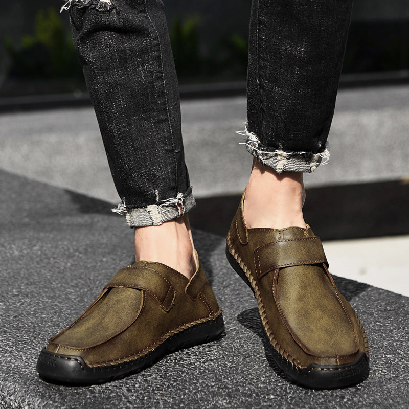 Mocassins italiens en cuir pour hommes | F2289