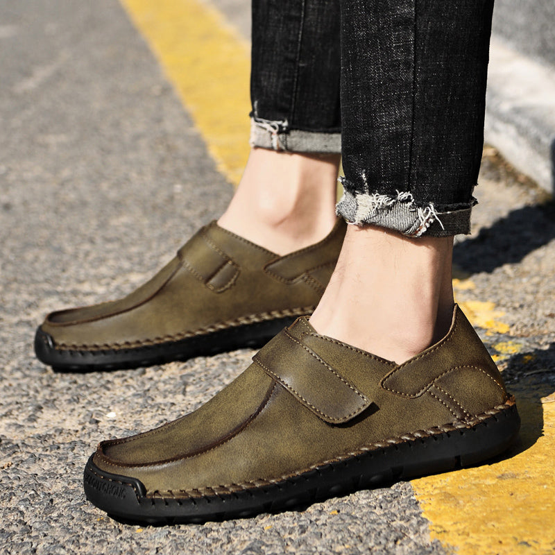 Mocassins italiens en cuir pour hommes | F2289