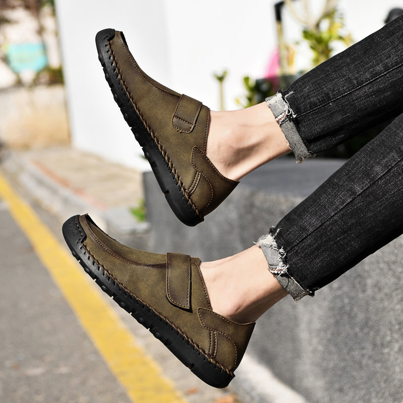 Mocassins italiens en cuir pour hommes | F2289