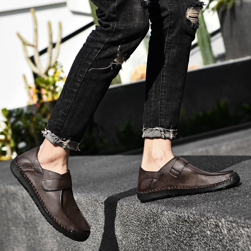 Mocassins italiens en cuir pour hommes | F2289