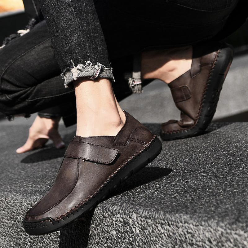 Mocassins italiens en cuir pour hommes | F2289