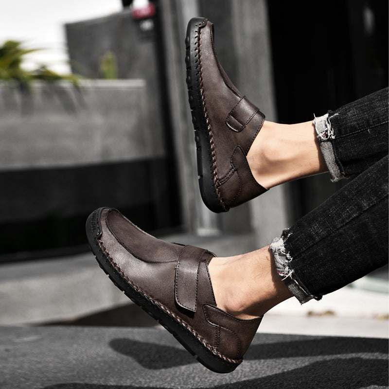 Mocassins italiens en cuir pour hommes | F2289