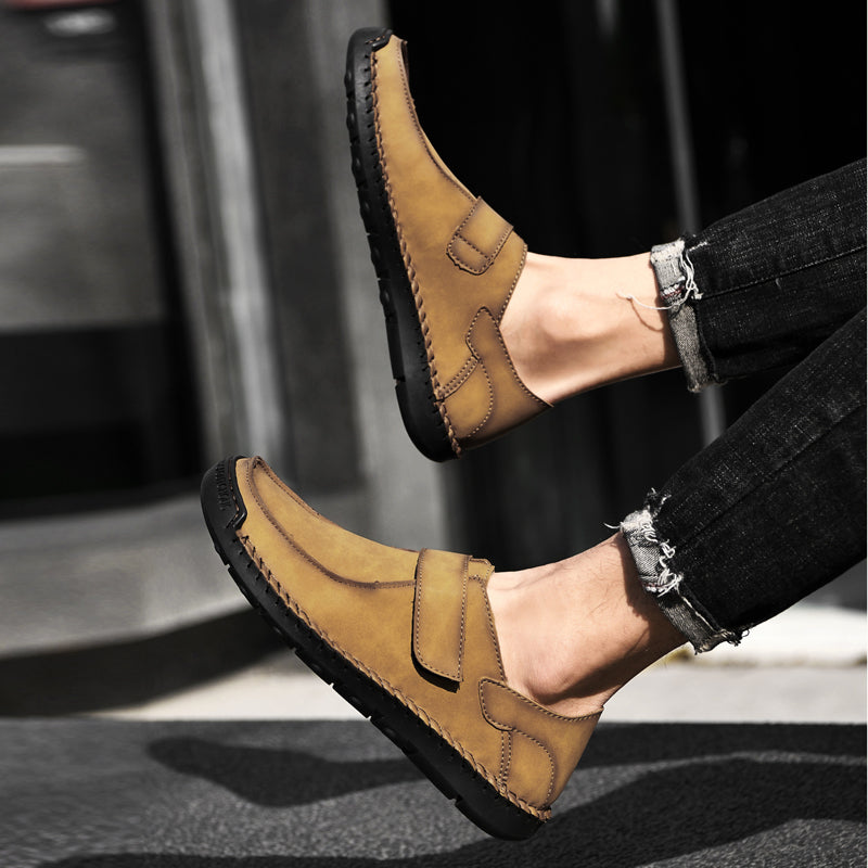 Mocassins italiens en cuir pour hommes | F2289