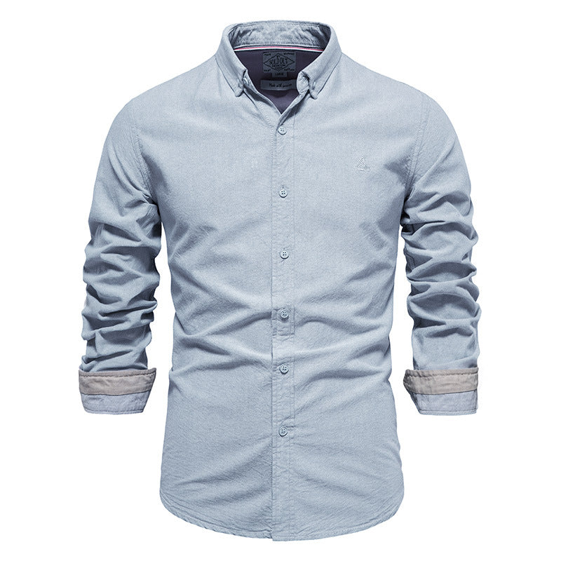 Chemise à manches longues pour homme, coupe slim, motif floral, à revers | SH696