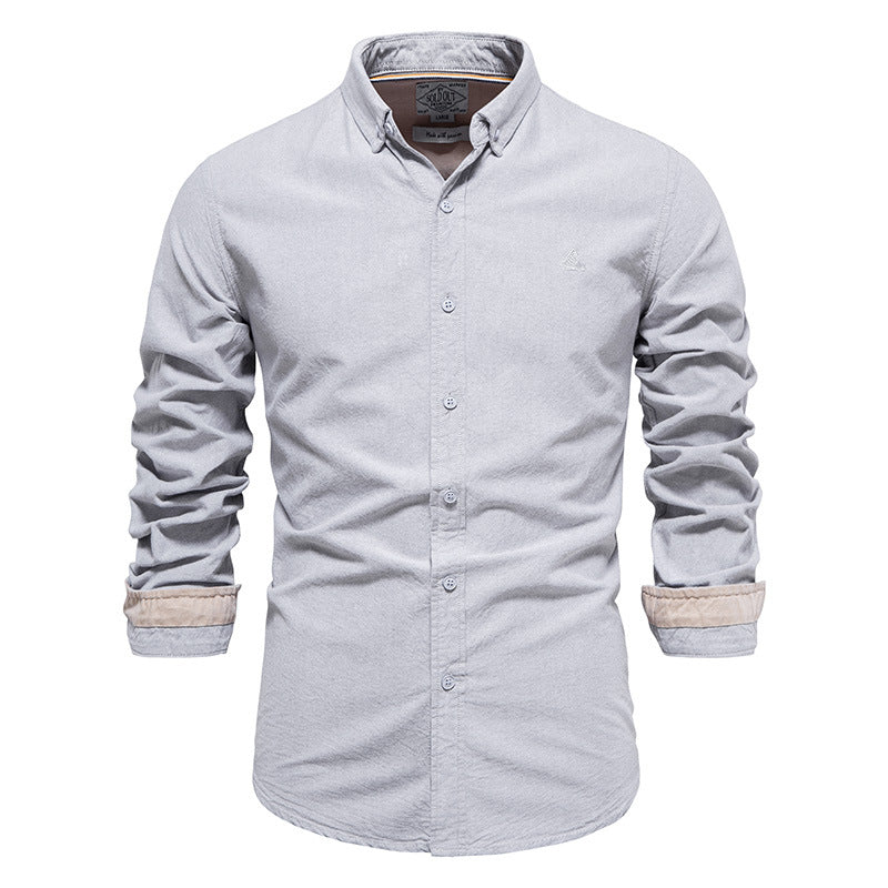 Chemise à manches longues pour homme, coupe slim, motif floral, à revers | SH696