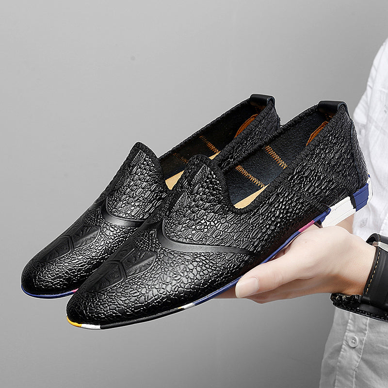 Mocassini da uomo in pelle, comodi e casual | 2093