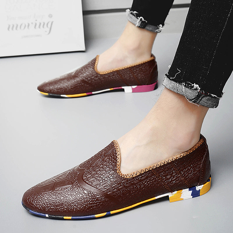 Mocassini da uomo in pelle, comodi e casual | 2093