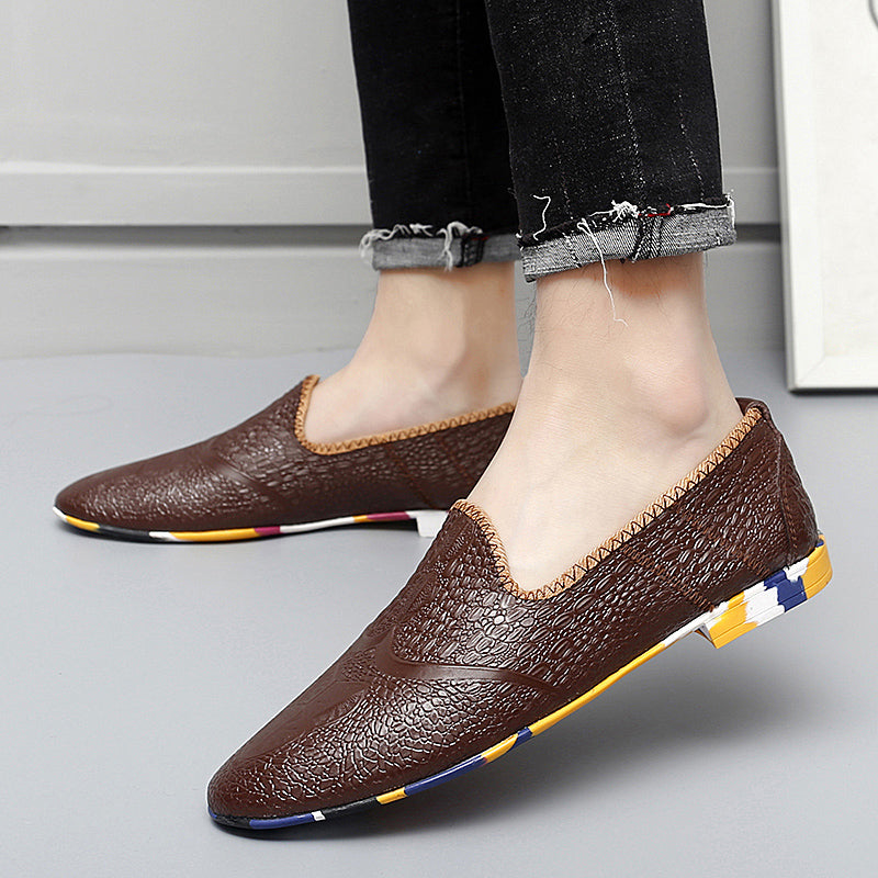 Mocassini da uomo in pelle, comodi e casual | 2093