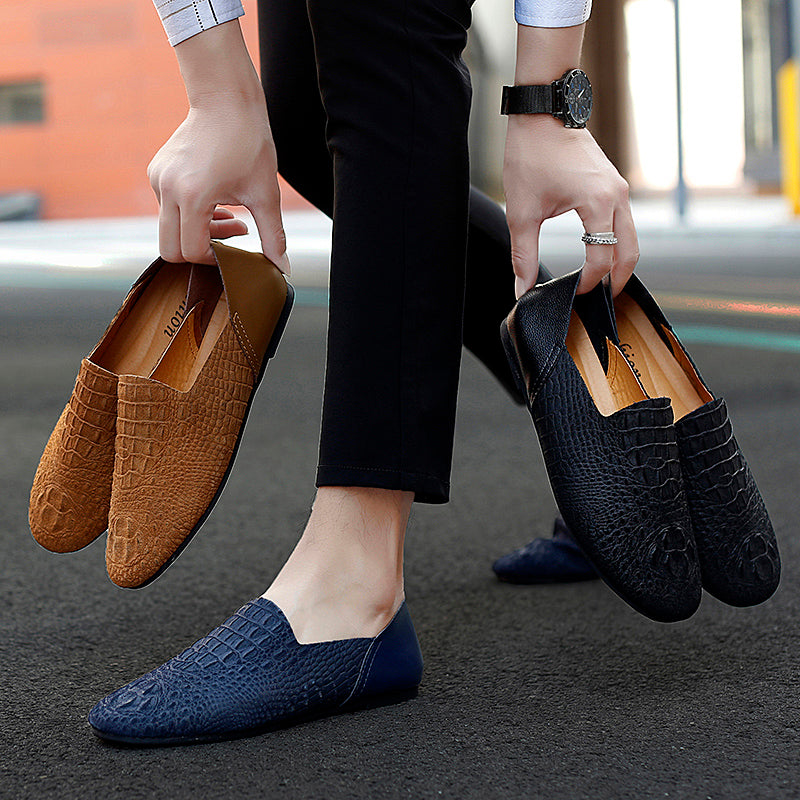Scarpe da uomo in pelle con punta rotonda britannica | 2025
