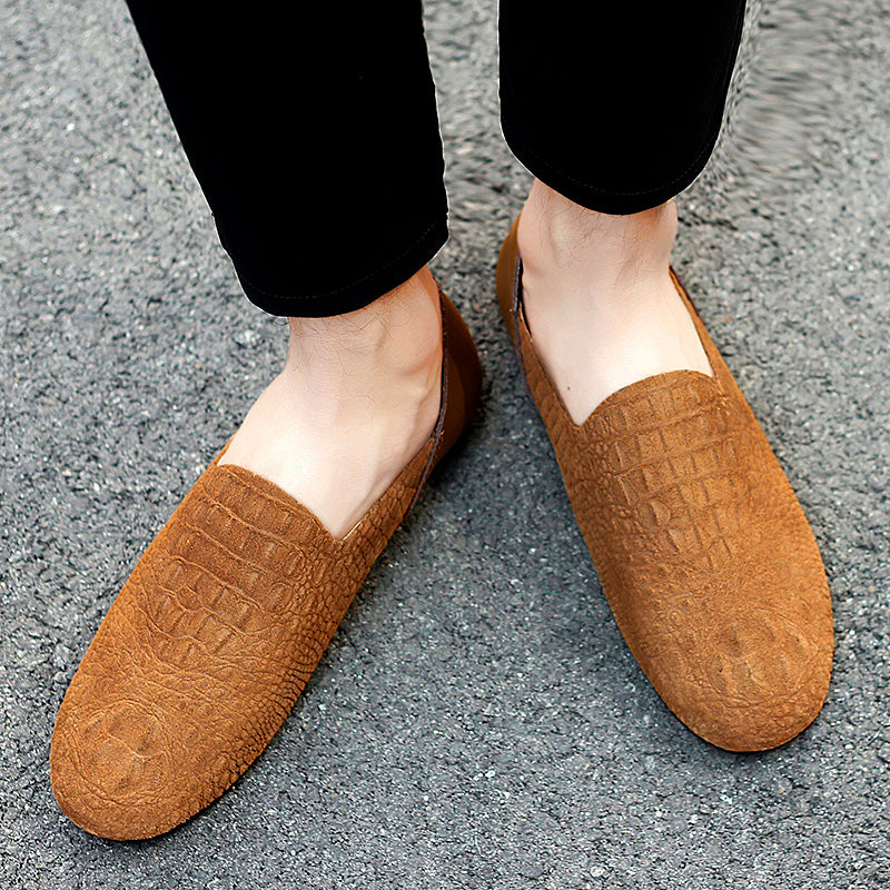 Scarpe da uomo in pelle con punta rotonda britannica | 2025