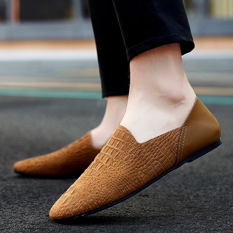 Scarpe da uomo in pelle con punta rotonda britannica | 2025