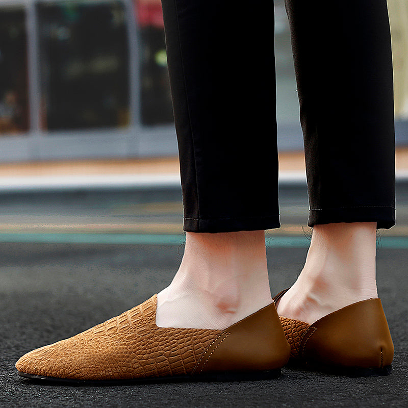 Scarpe da uomo in pelle con punta rotonda britannica | 2025