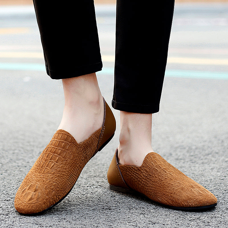 Scarpe da uomo in pelle con punta rotonda britannica | 2025