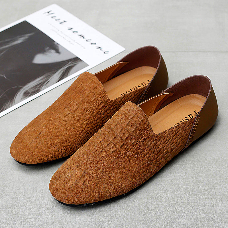 Scarpe da uomo in pelle con punta rotonda britannica | 2025