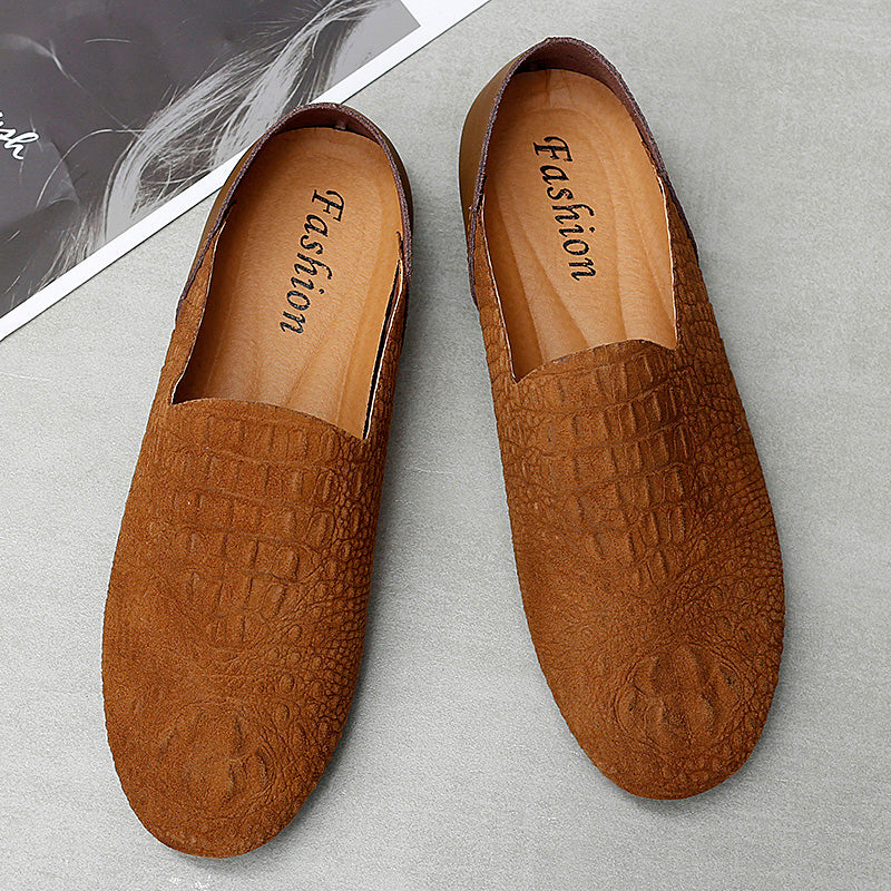 Scarpe da uomo in pelle con punta rotonda britannica | 2025