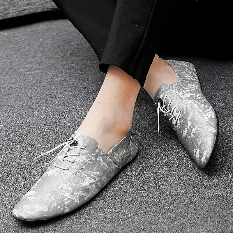 Chaussures plates à bout pointu pour hommes, style décontracté, pour soirée, formelles | 2028