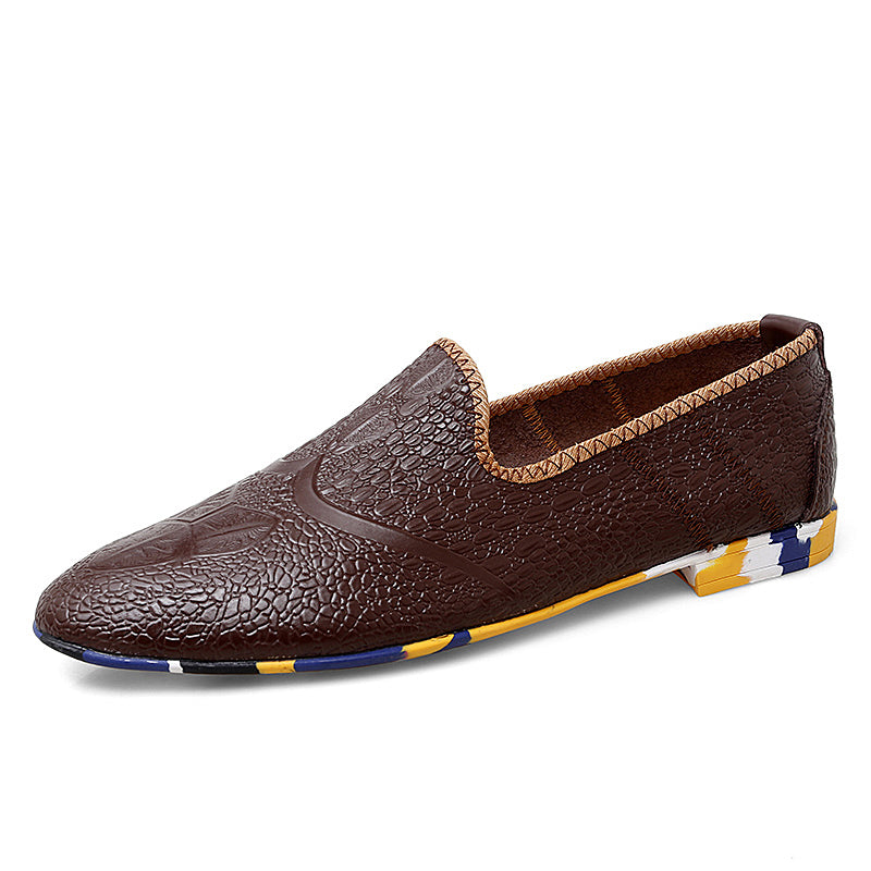 Mocassini da uomo in pelle, comodi e casual | 2093