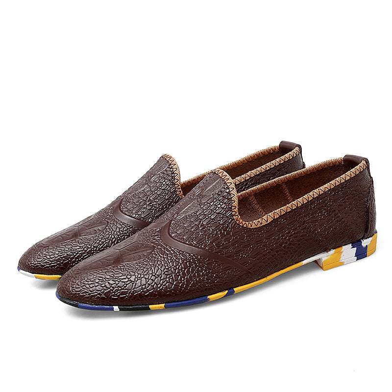 Mocassini da uomo in pelle, comodi e casual | 2093