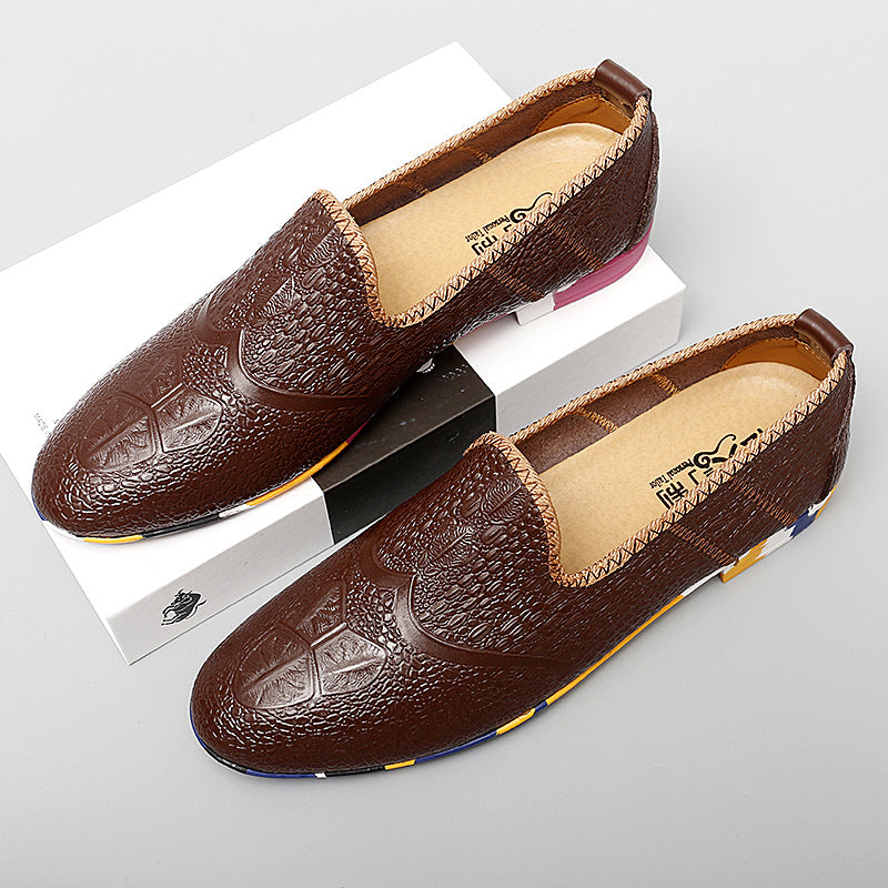 Mocassini da uomo in pelle, comodi e casual | 2093