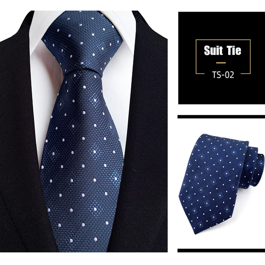 Cravate en soie jacquard tissée à carreaux de style britannique classique | TS1-22