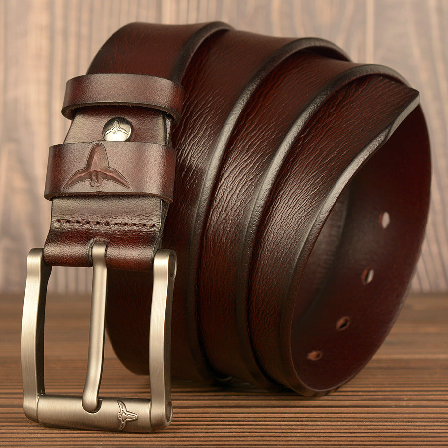 Premium Genuine Top Leather Non Stitched Mens Leather Belt for Work With Gifts Box| TCZK05
