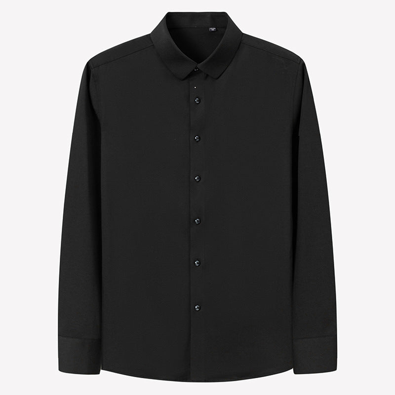 Camicie eleganti da uomo in modal, a maniche lunghe, elasticizzate, formali | C2080