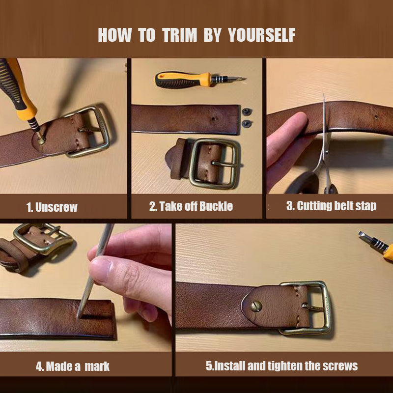 Men Pleated Top Grain Cowhide Dress Belt Gold Buckle 1-1/2''(38mm) Wide | TCZK11