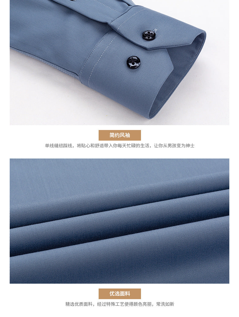 Camicie eleganti da uomo in modal, a maniche lunghe, elasticizzate, formali | C2080