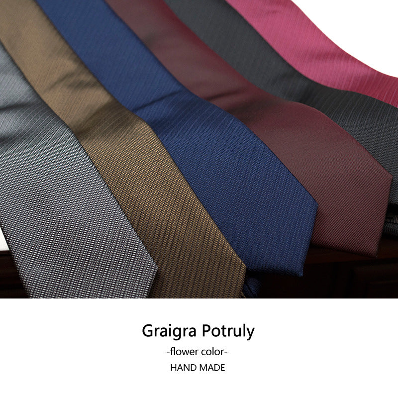 2.5'' Solid Ties Pure Color Ties Set Business Formal Necktie Tie for Men Formal | ZYL